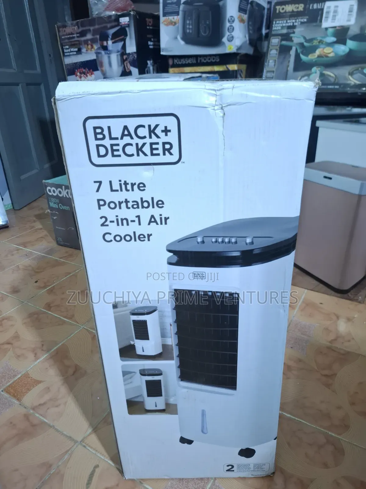 Black+decker 7.l Digital 2-in-1 Air Cooler From Uk 