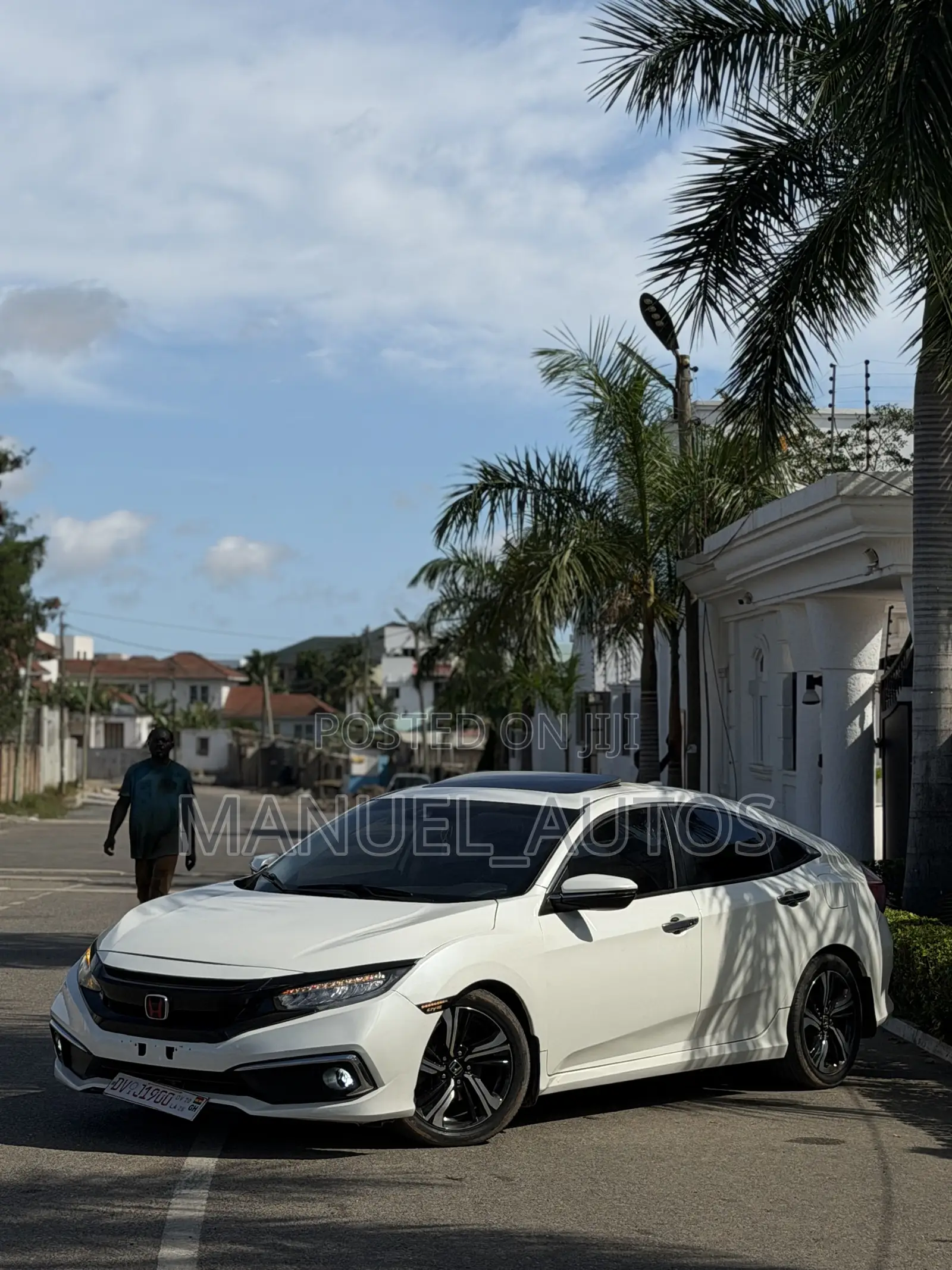 Honda Civic Touring Sedan 2018 White