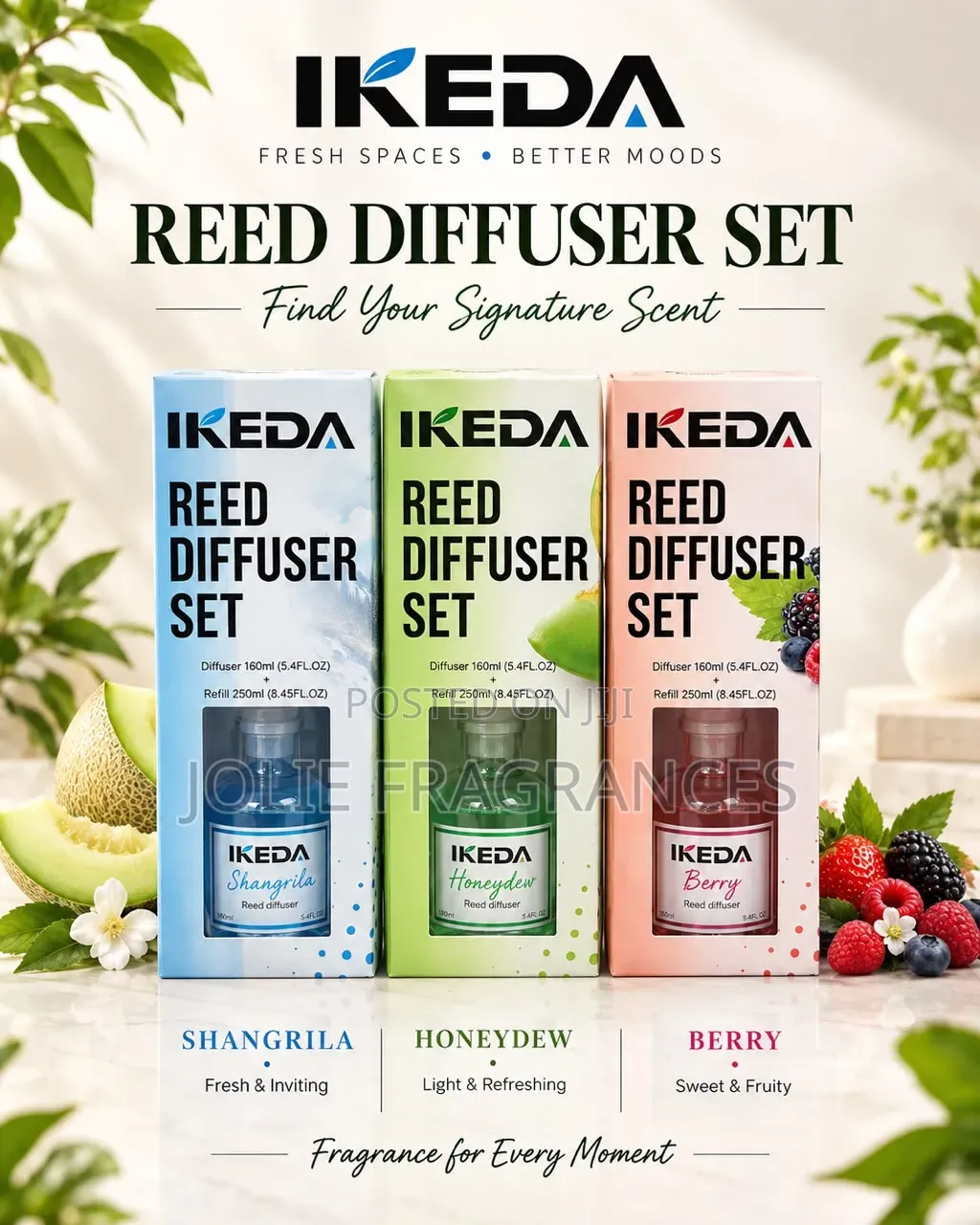 Ikeda Reed Diffusers (410ml)