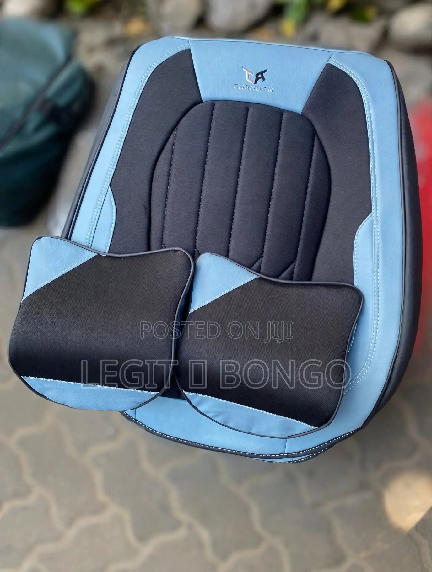 CHENGAN PREMIUM SEAT COVERS - Sky Blue & Black 