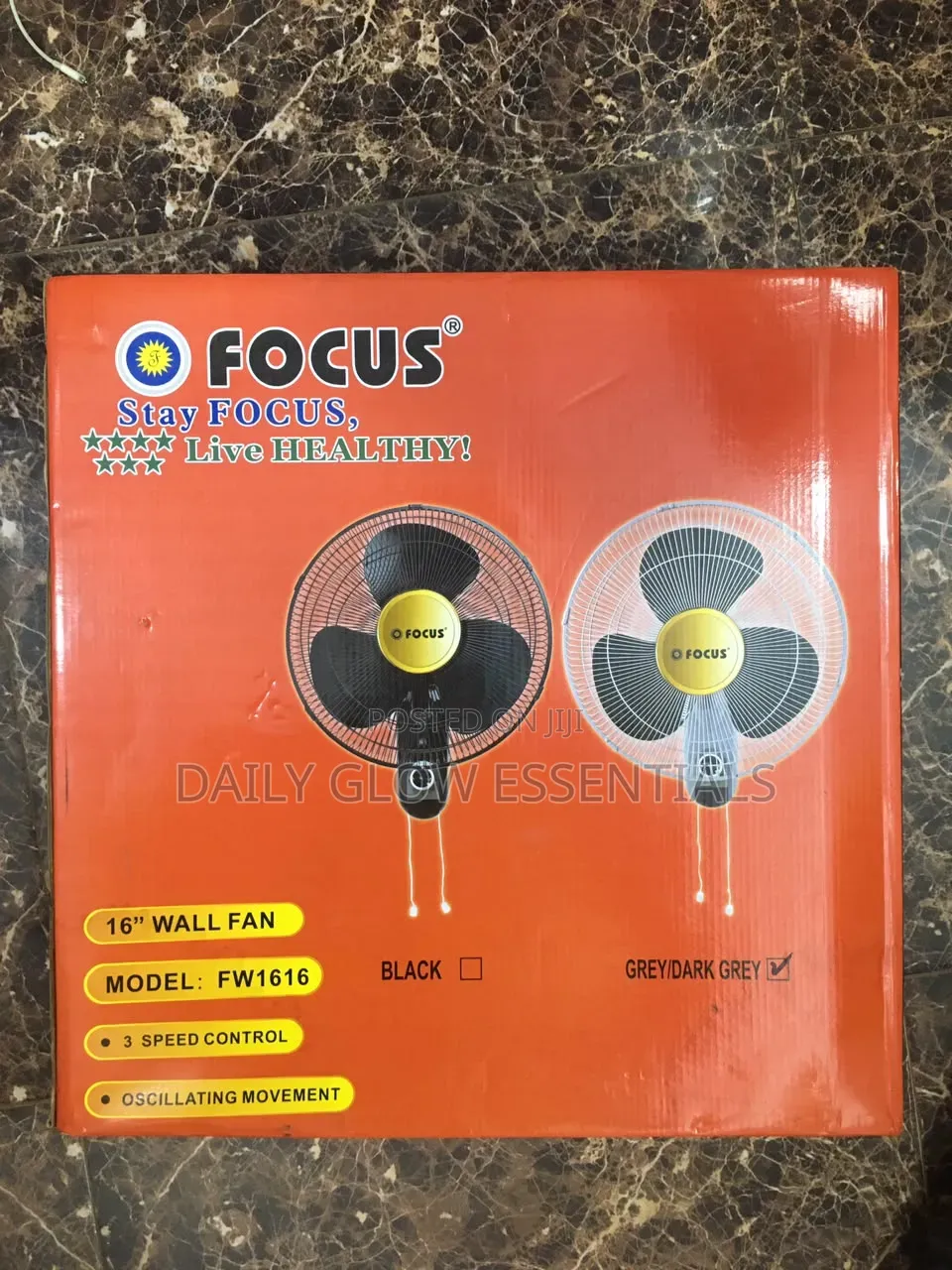 Focus Wall Fan – Powerful Cooling and Space-Saving Design