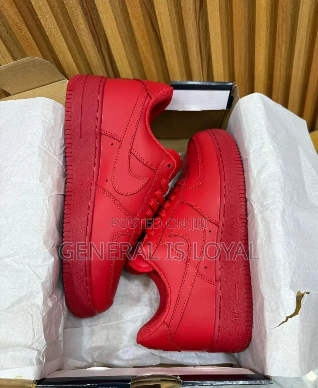 Nike Air Force 1 '07 LV8 "Triple Red" Sneakers