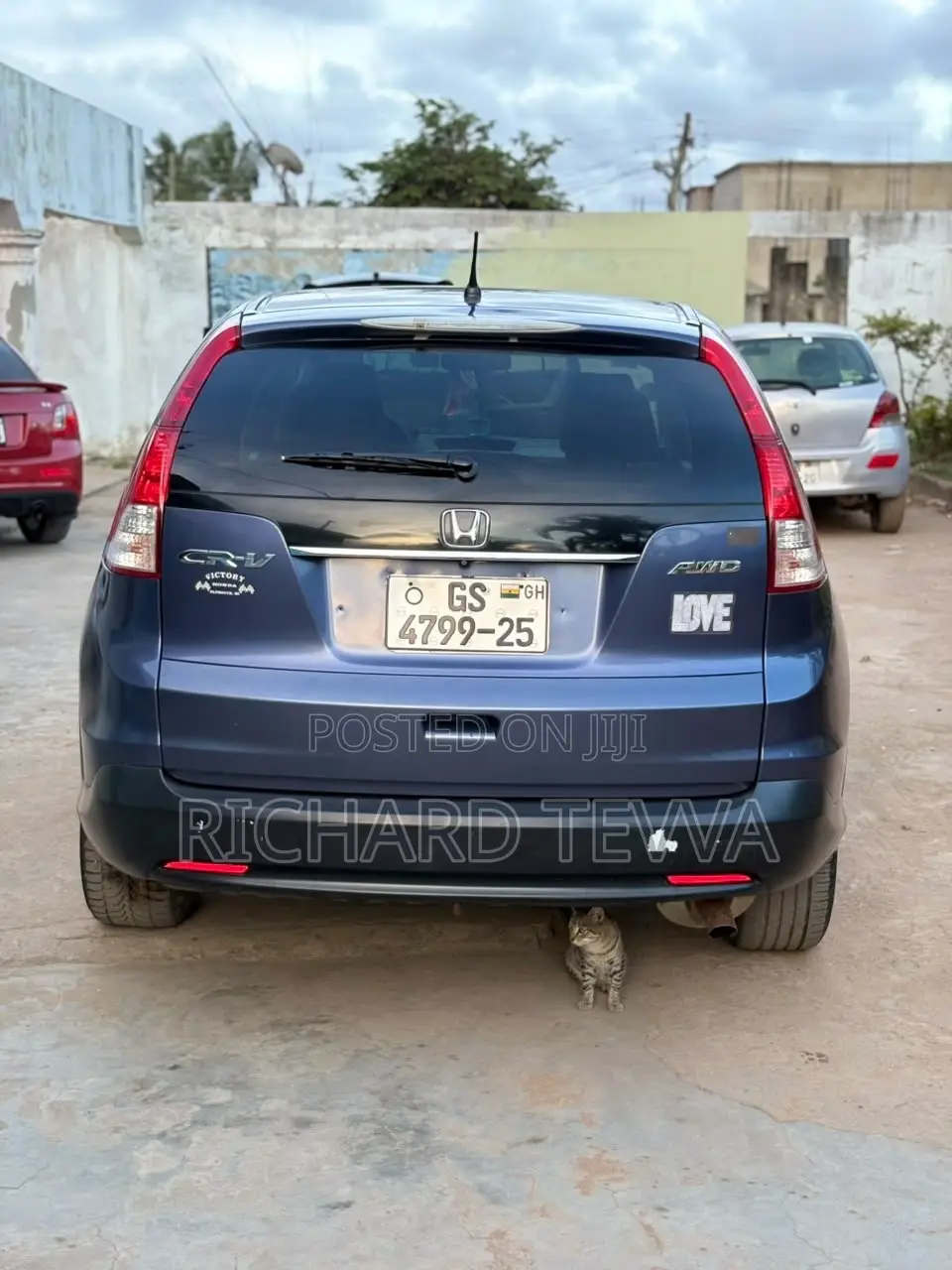 Honda CR-V EX-L 4dr SUV AWD (2.4L 4cyl 5A) 2014 Blue