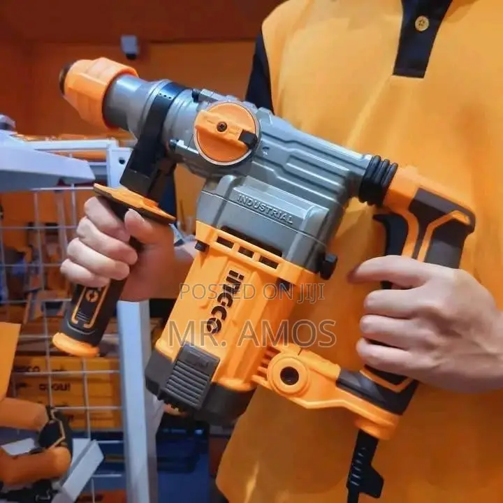 1500 Watt Rotary Hammer Drill With 5pcs Free Bits Set - Rh150028