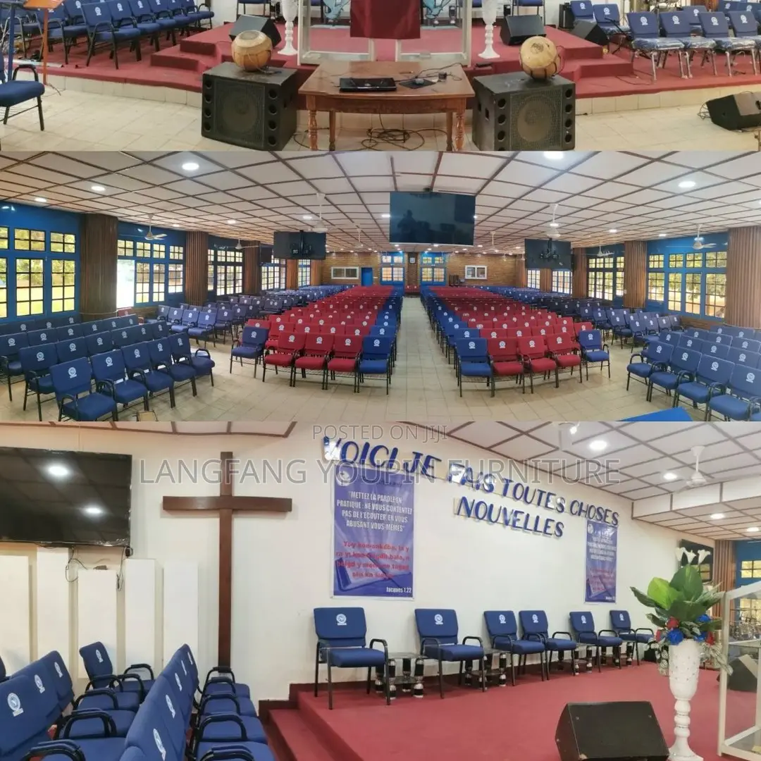 Custom Logo Church Chairs | Real Installed Projects | Tema