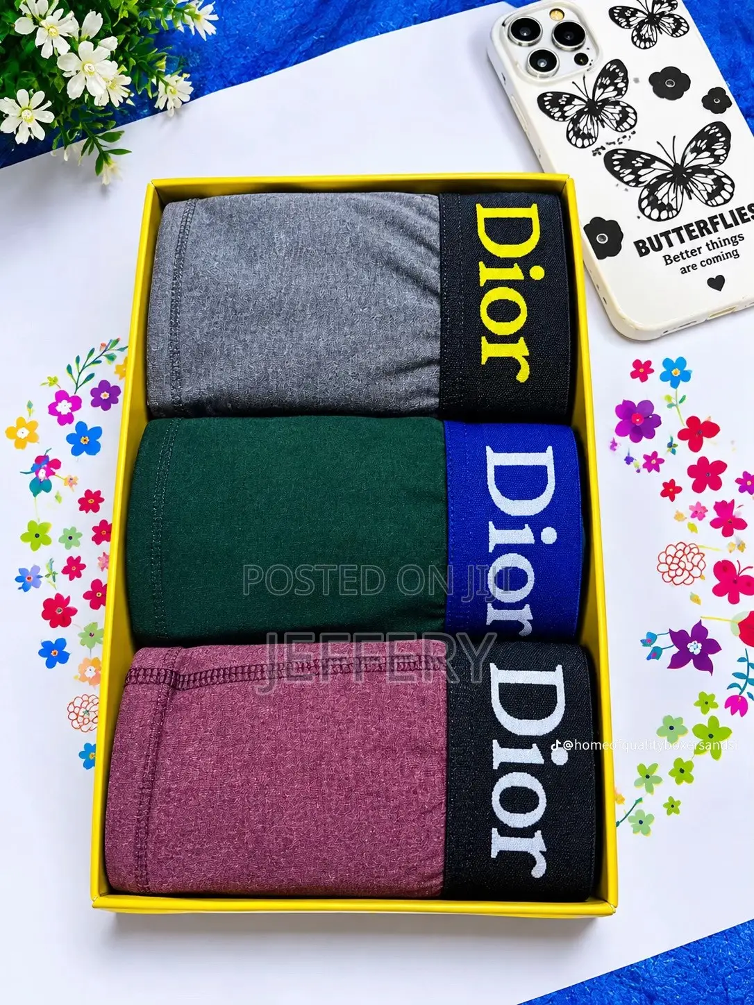 Three Set Tight Boxers (Underwear)