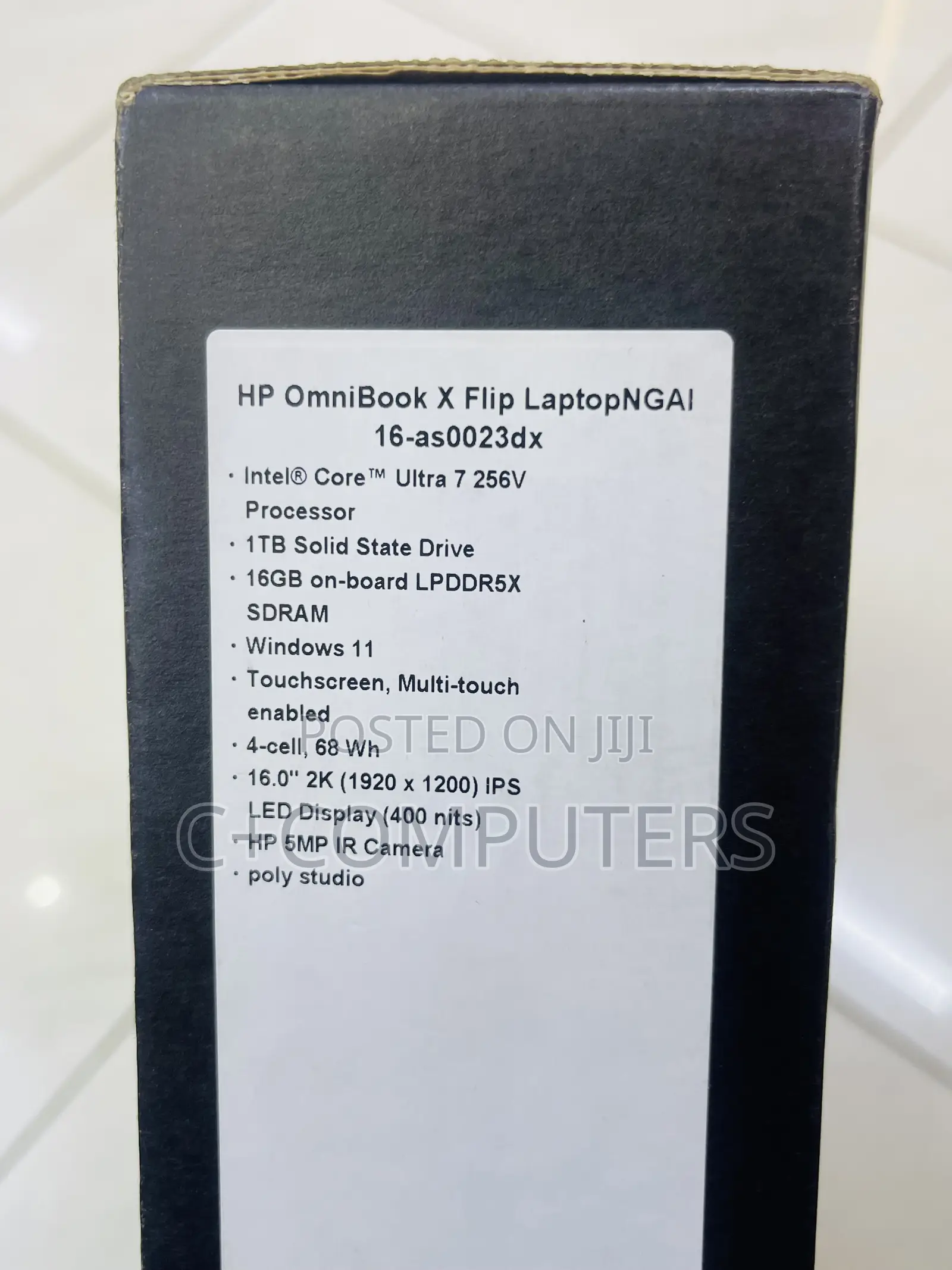 New Laptop HP OmniBook X Flip 16" 16GB Intel Core Ultra 7 SSD 1T