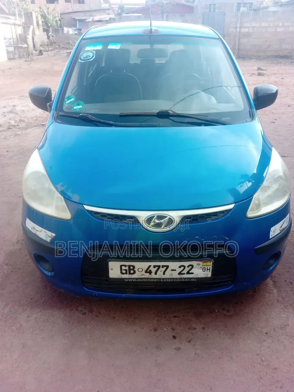 Hyundai I10 2012 Blue