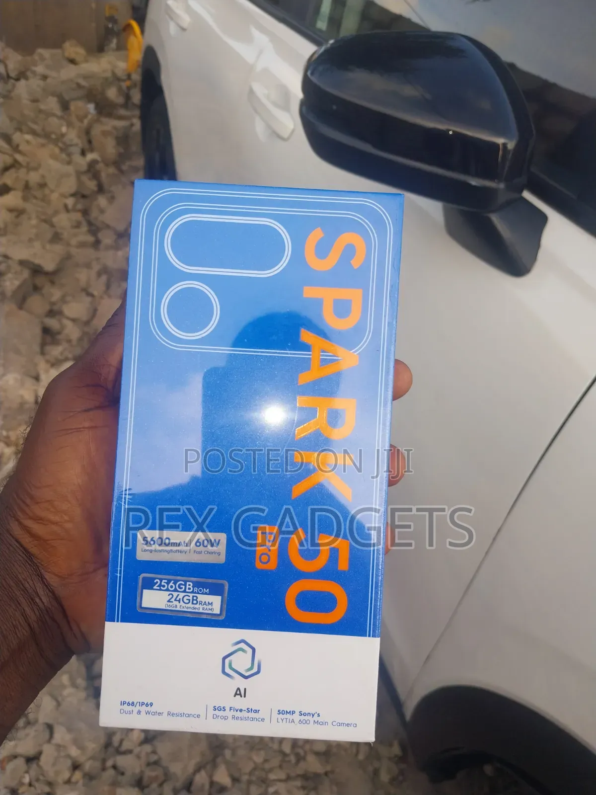 New Tecno Spark 50 128 GB Silver