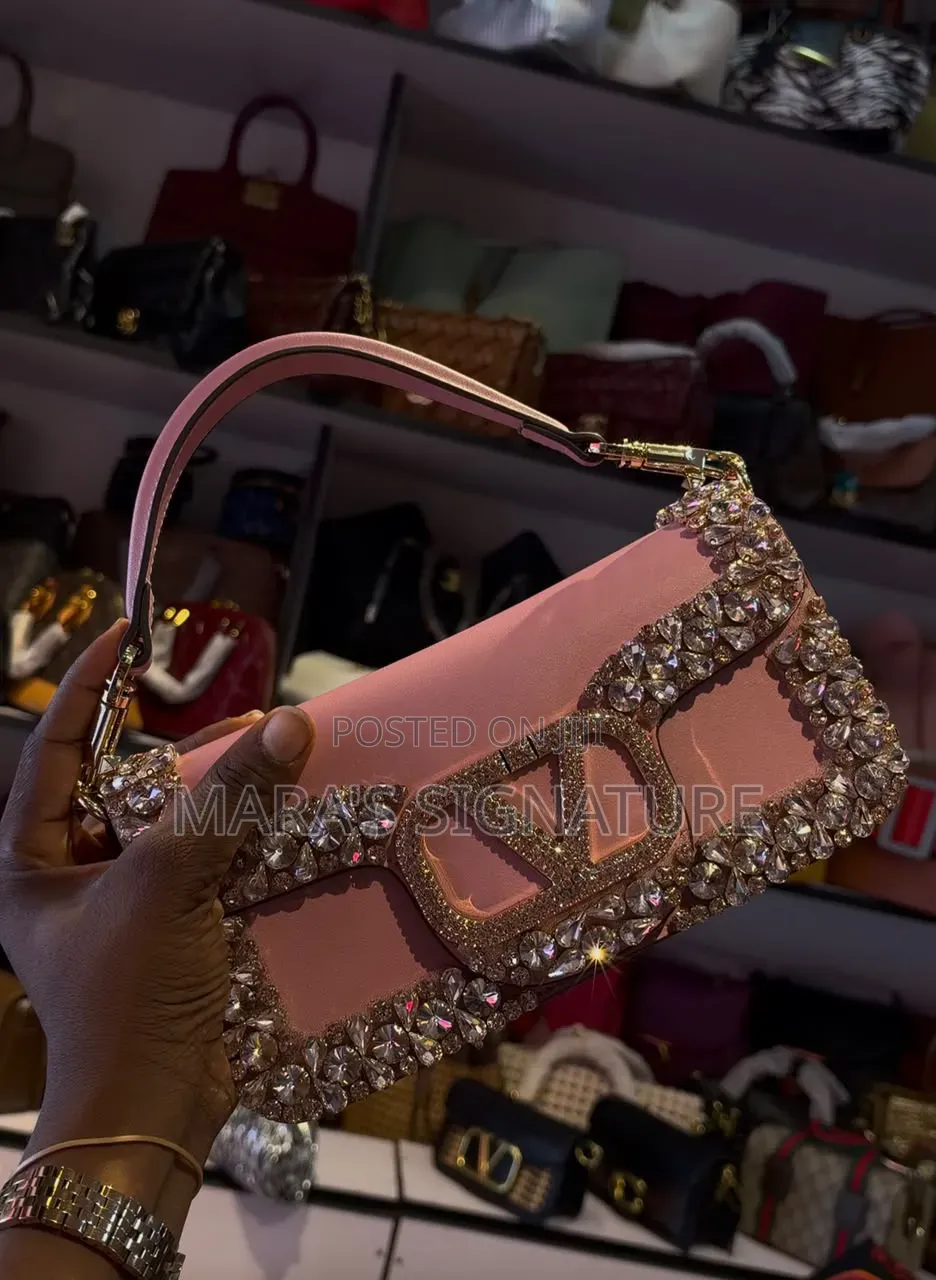 Valentino Garavani Loco Crystal Embellished Shoulder Bag