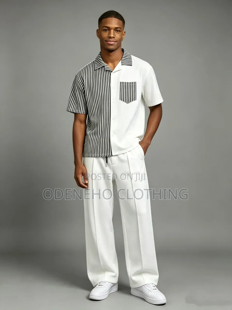 Black and White Kaftan