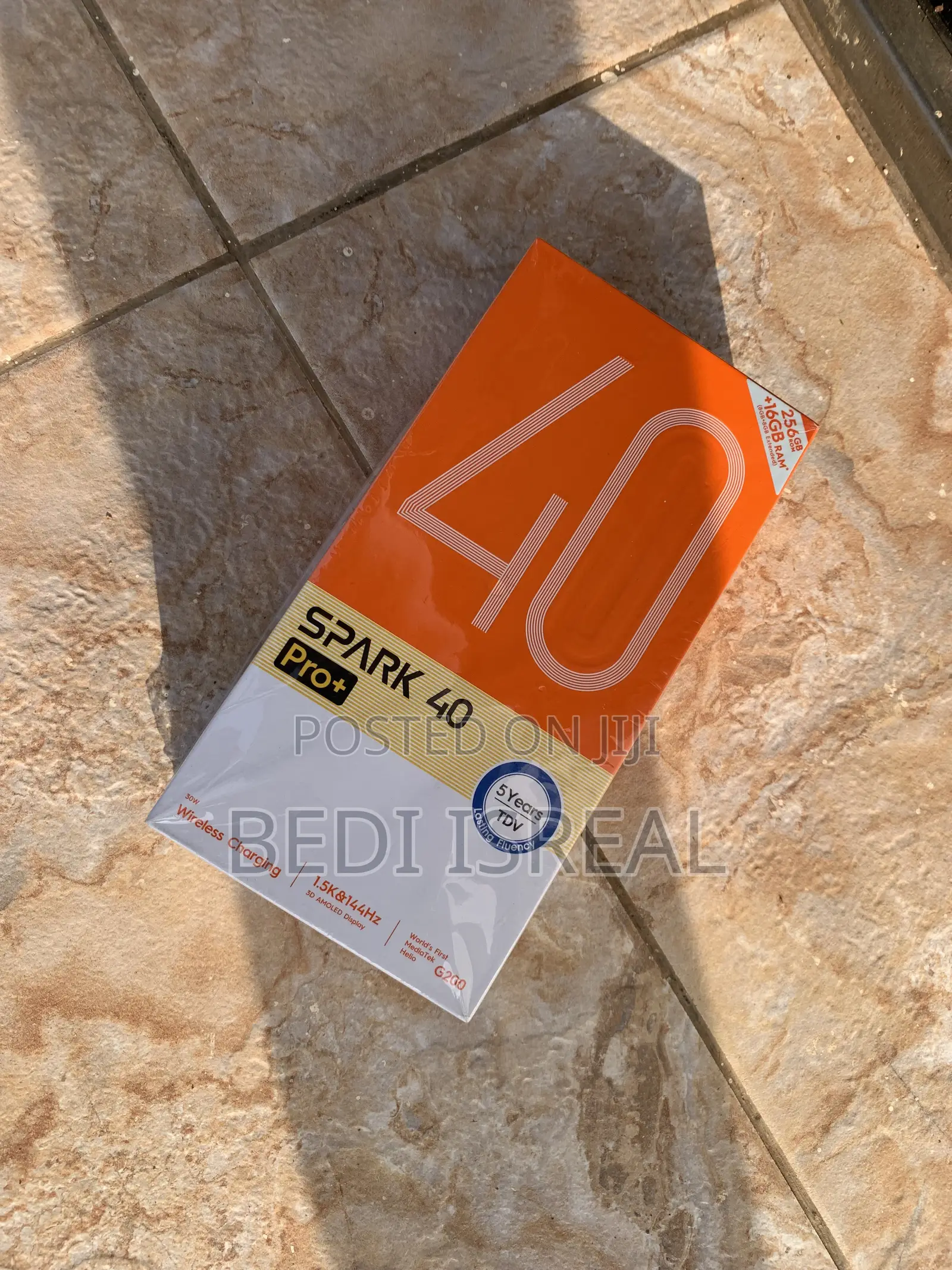 New Tecno Spark 40 Pro+ 256 GB Black
