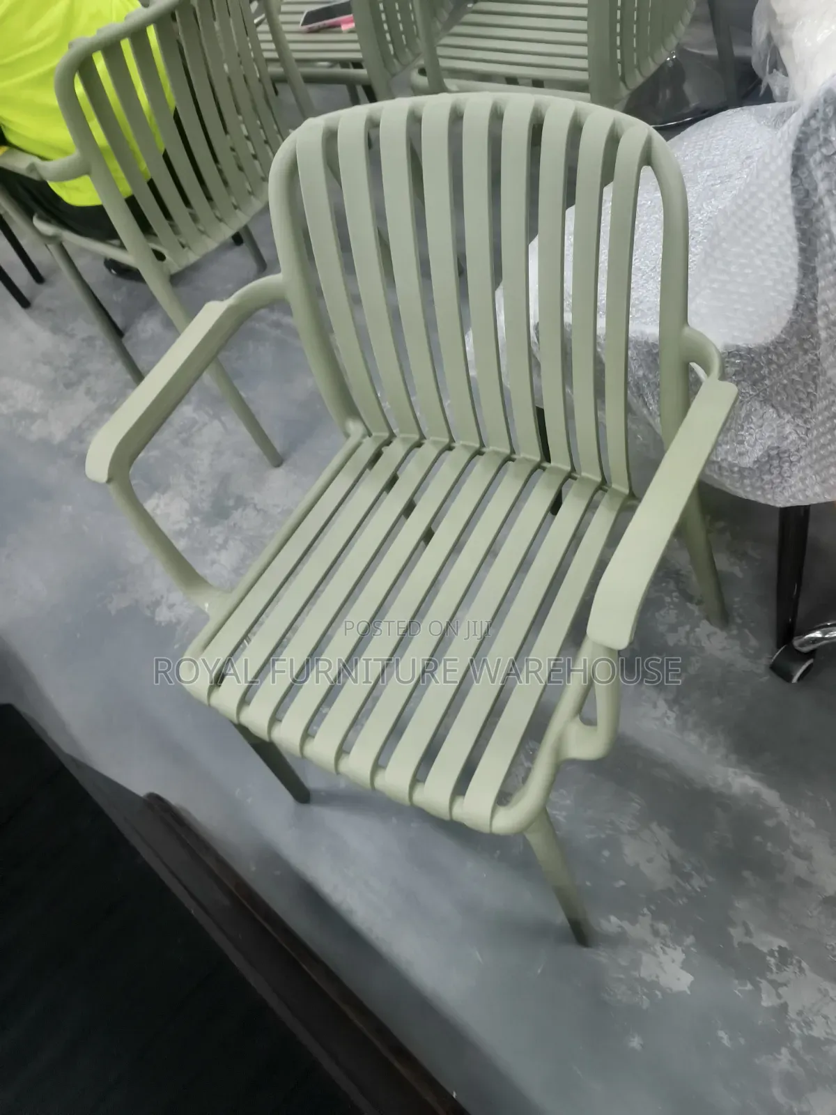 Slatted Polypropylene Armchair(for Both Indoor and Outdoor Use)