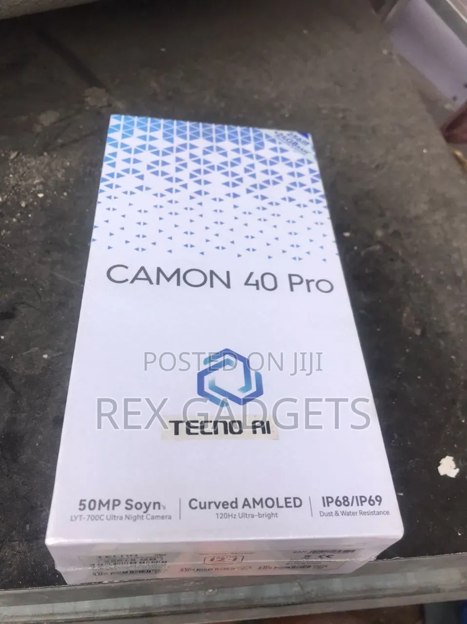 New Tecno Camon 40 Pro 5G 256 GB Gray