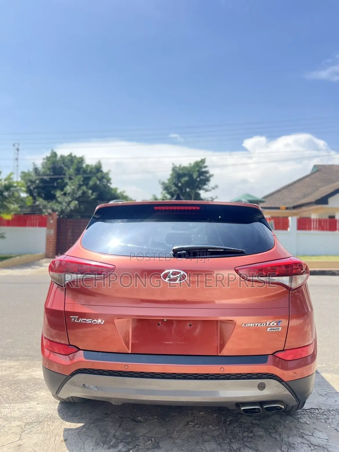 Hyundai Tucson Limited AWD 2016 Orange