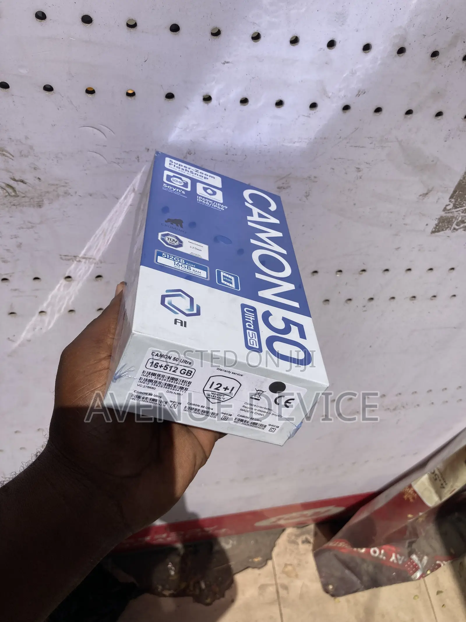 New Tecno Camon 50 Ultra 512 GB Black
