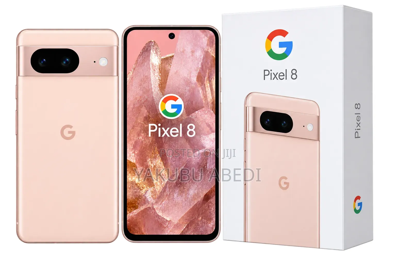 New Google Pixel 8 128 GB Rose Gold
