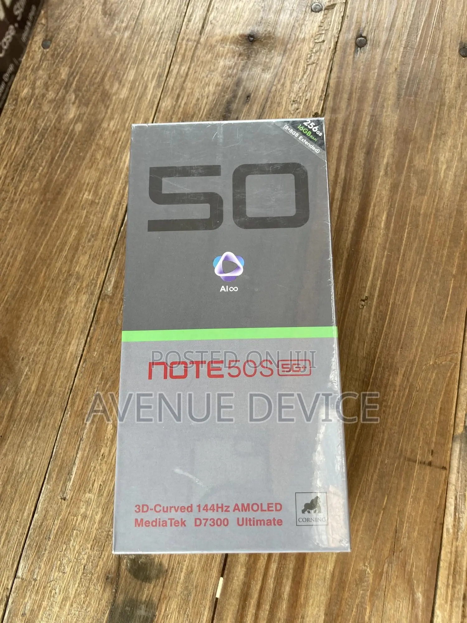 New Infinix Note 50s 256 GB Gold