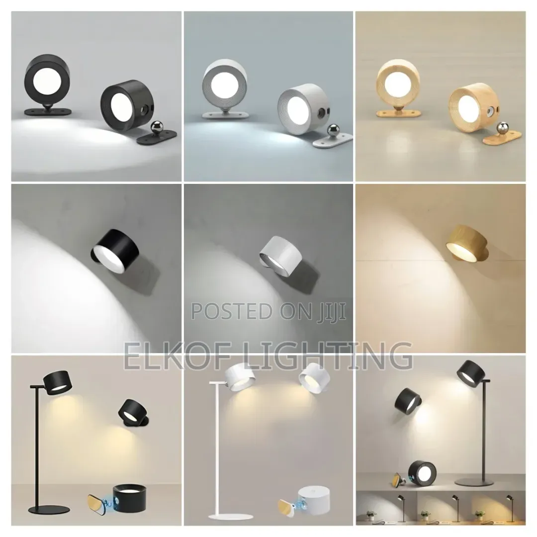 Touch Control Magnetic Wall Lamp Rechargeable Wall Light