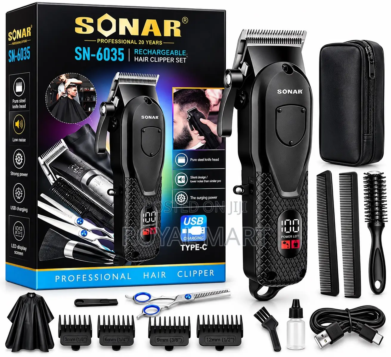 SONAR SN-6035 Professional Hair Clipper Set
