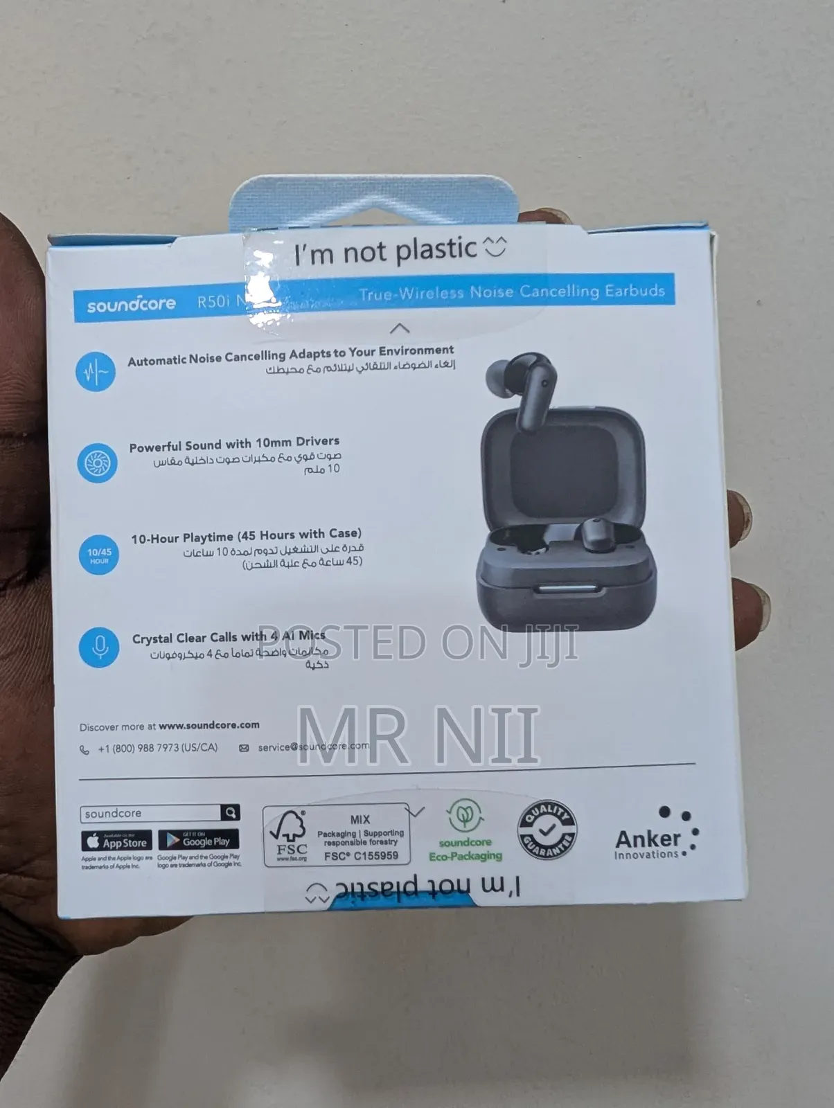 Original Anker Soundcore R50i NC Earbuds