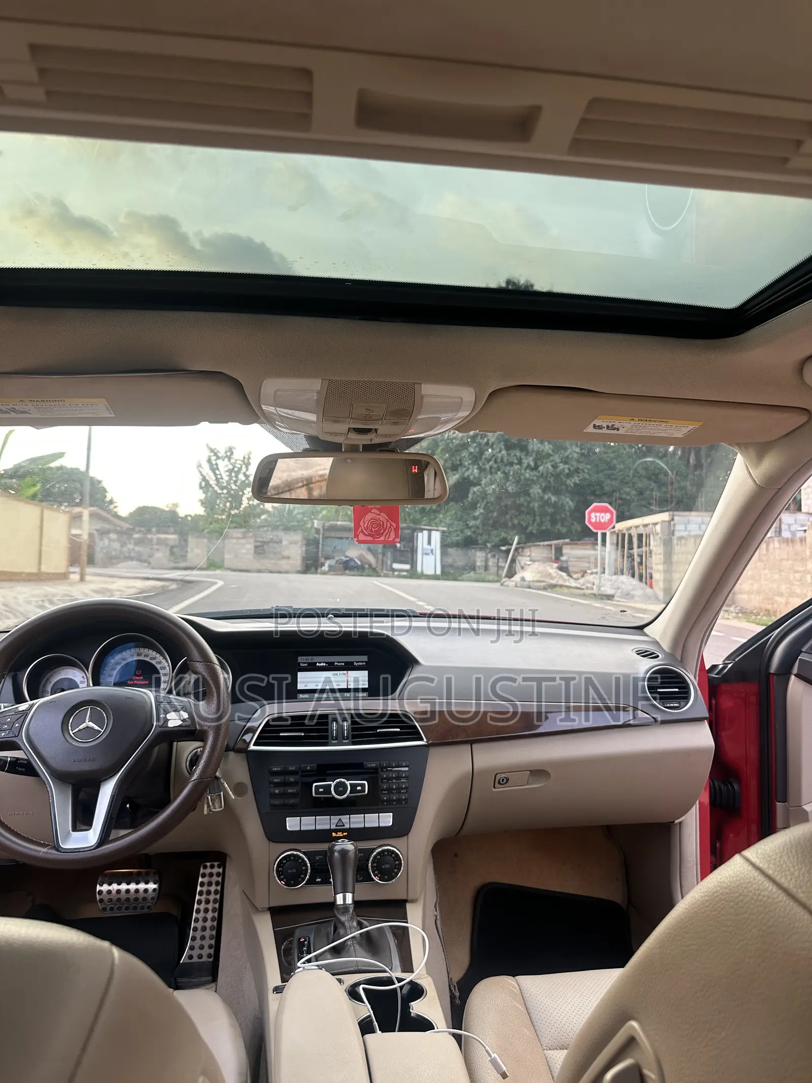Mercedes-Benz C250 2013 Red