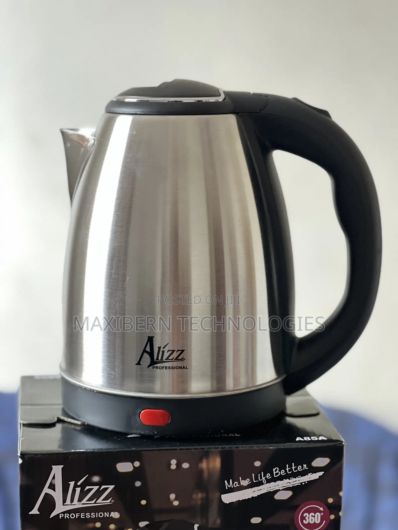 2L Electric Kettle 360° Swivel Base – White