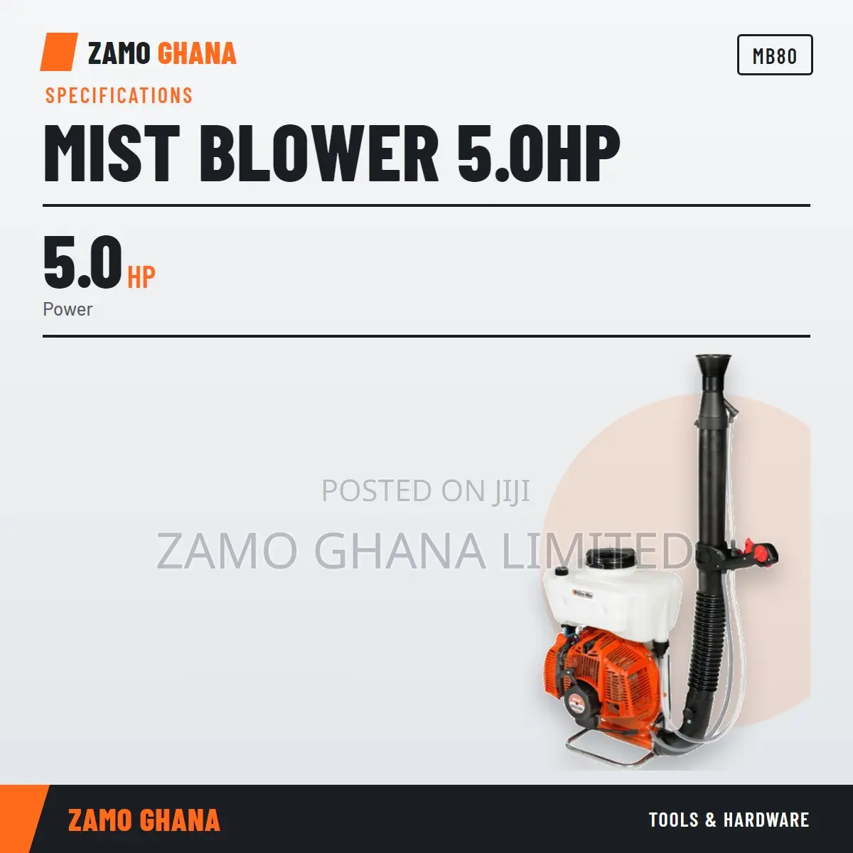 Mist Blower 5.0Hp - MB80