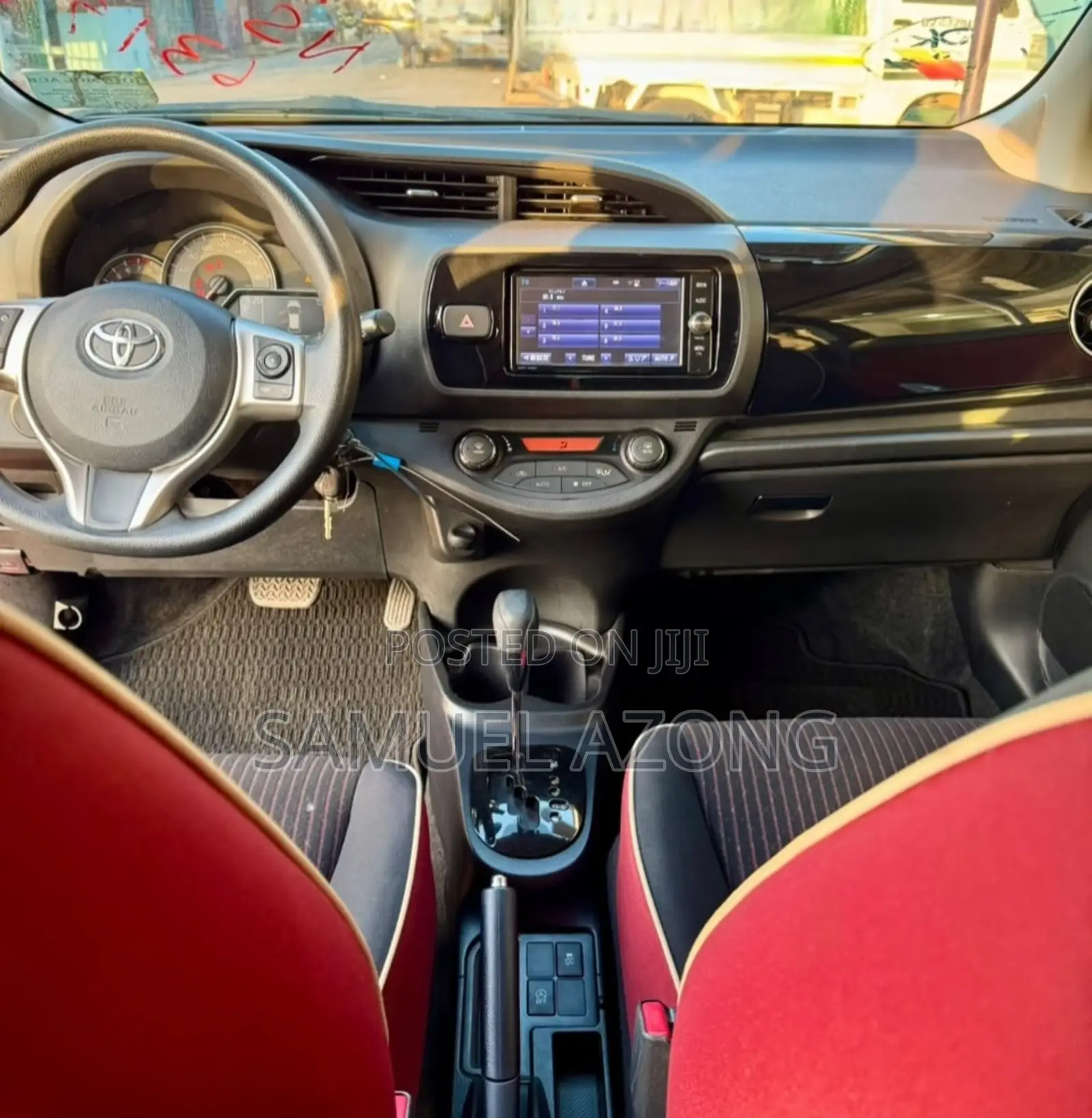 Toyota Vitz 1.3 AWD 3dr 2017 Red