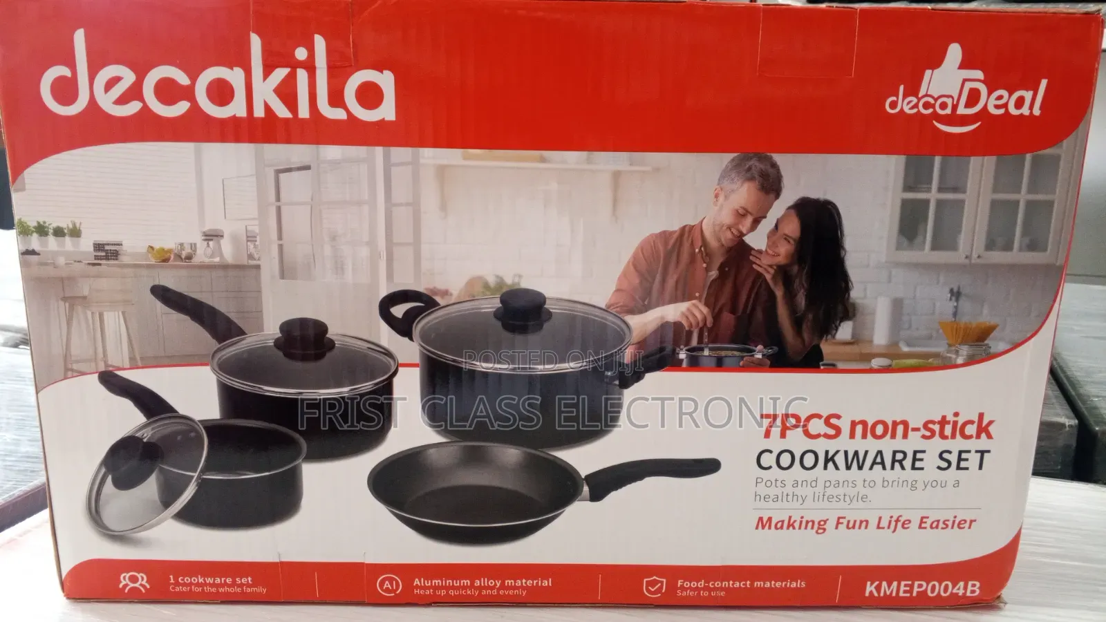 7PCS Non-Stick -Cookware Set
