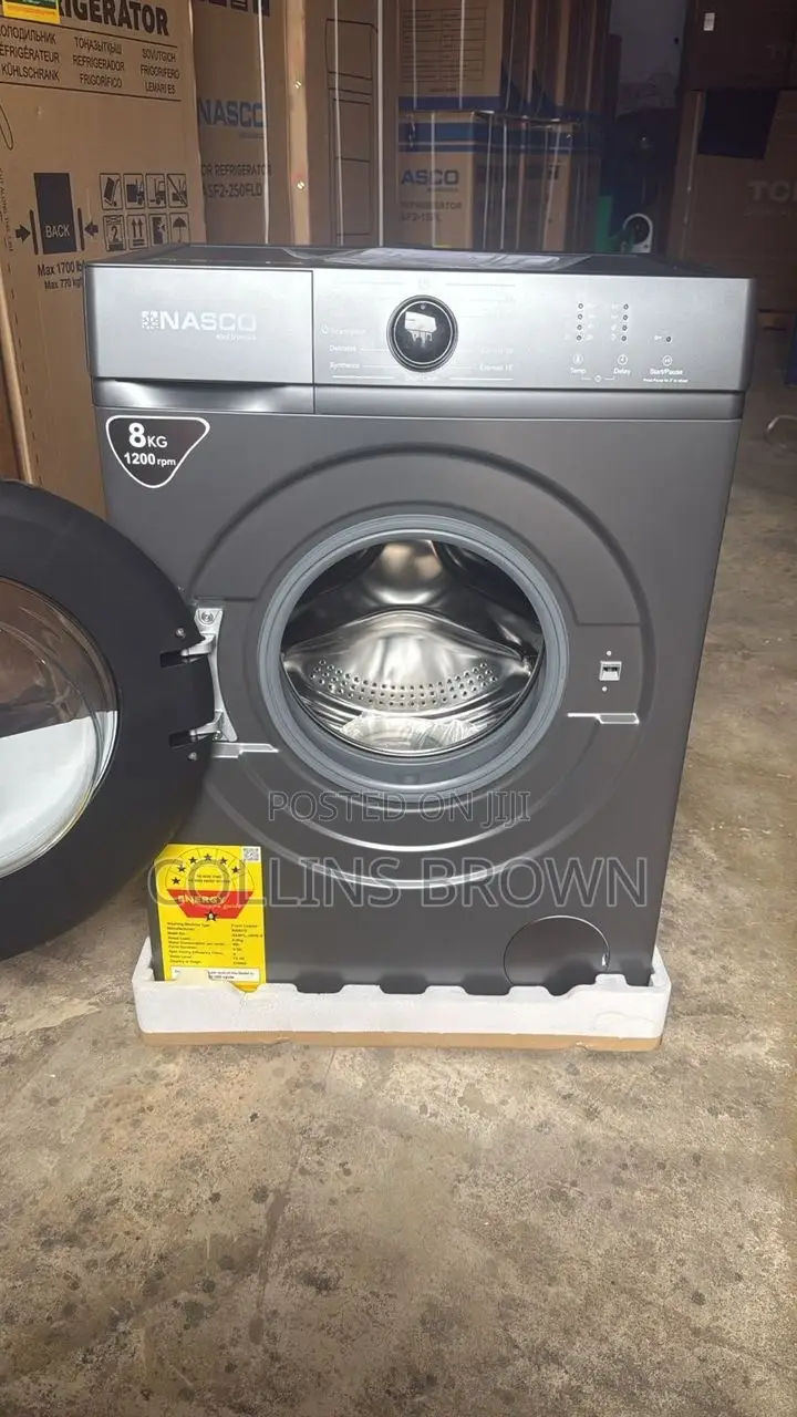 Nasco Washing Machine 8kg Front Loader Fully Automatic