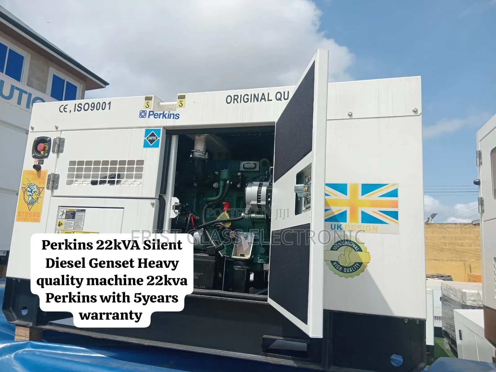 Original Perkins 22kVA Diesel Generator Quality Power Every Business