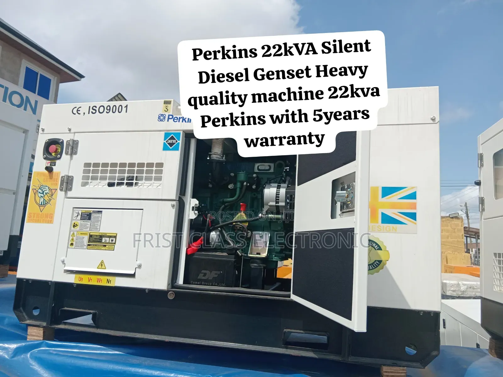 Original Perkins 22kVA Diesel Generator Quality Power Every Business