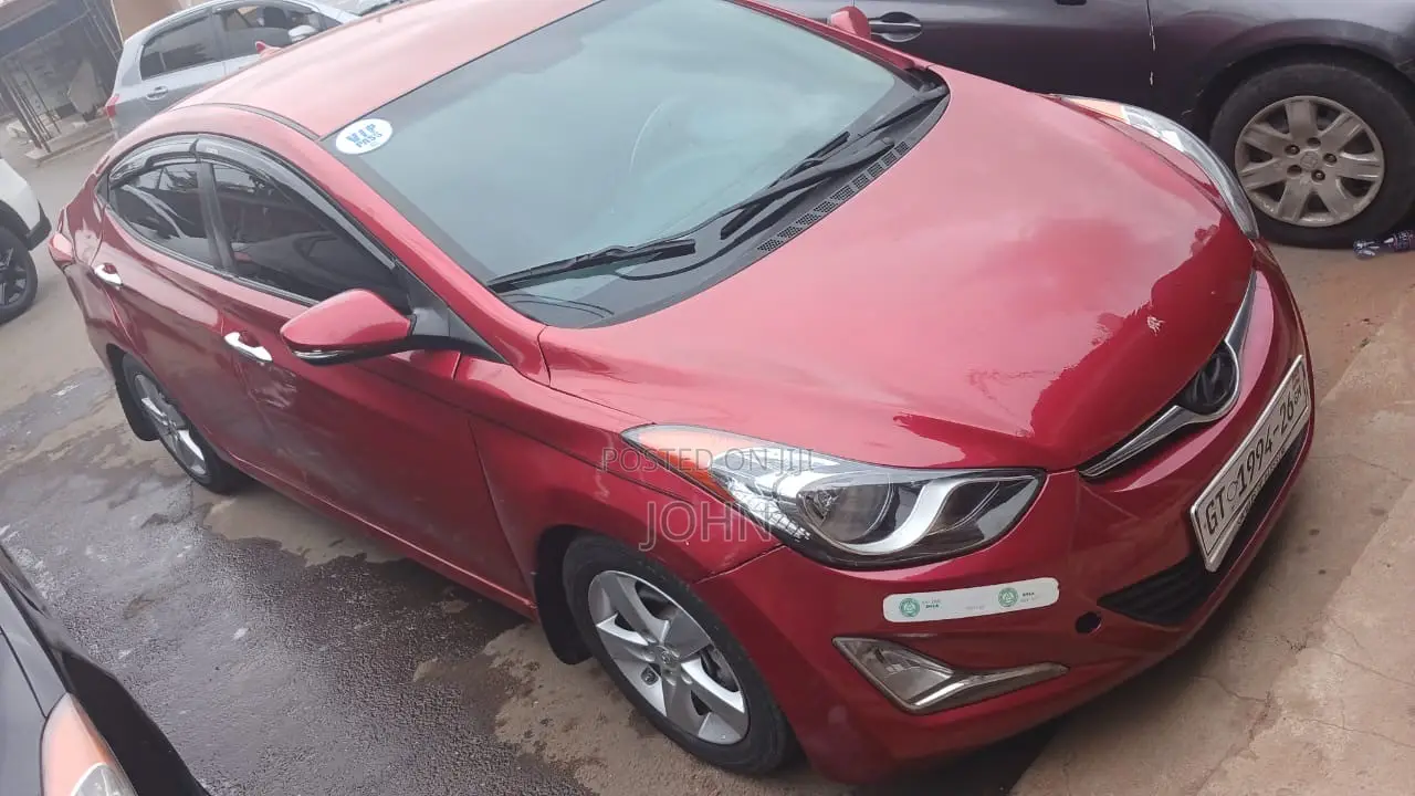 Hyundai Elantra GLS Automatic 2012 Red