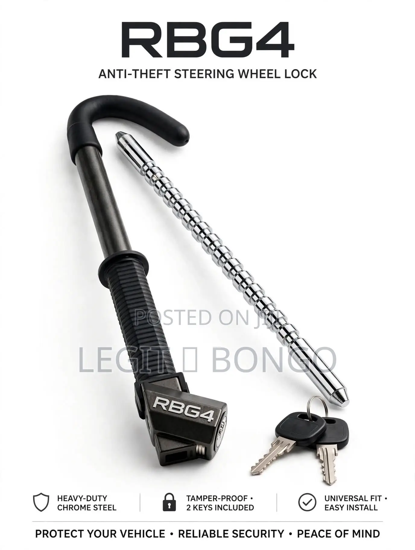 Anti Theft Steering Wheel Lock