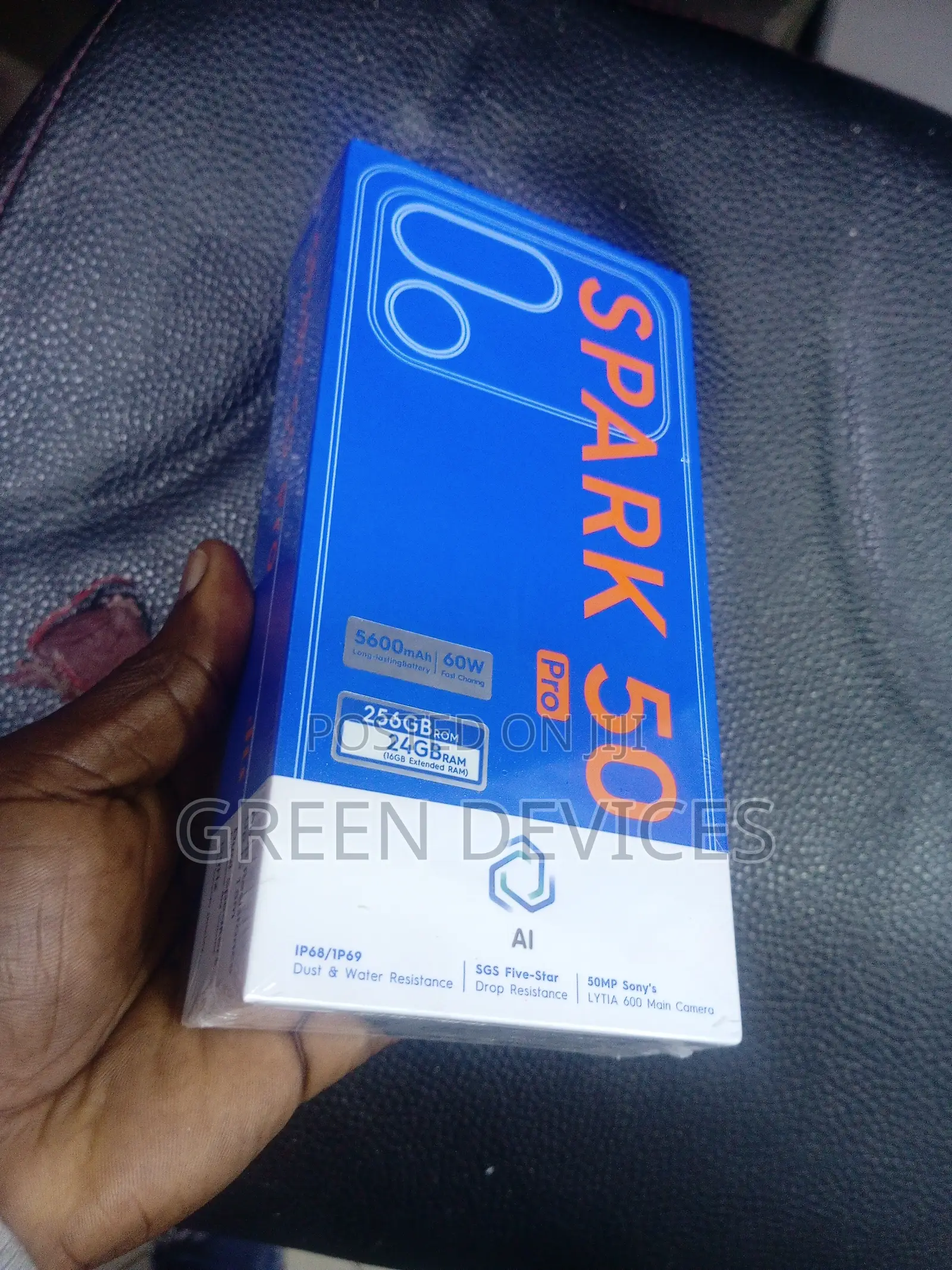 New Tecno Spark 50 Pro 256 GB Black