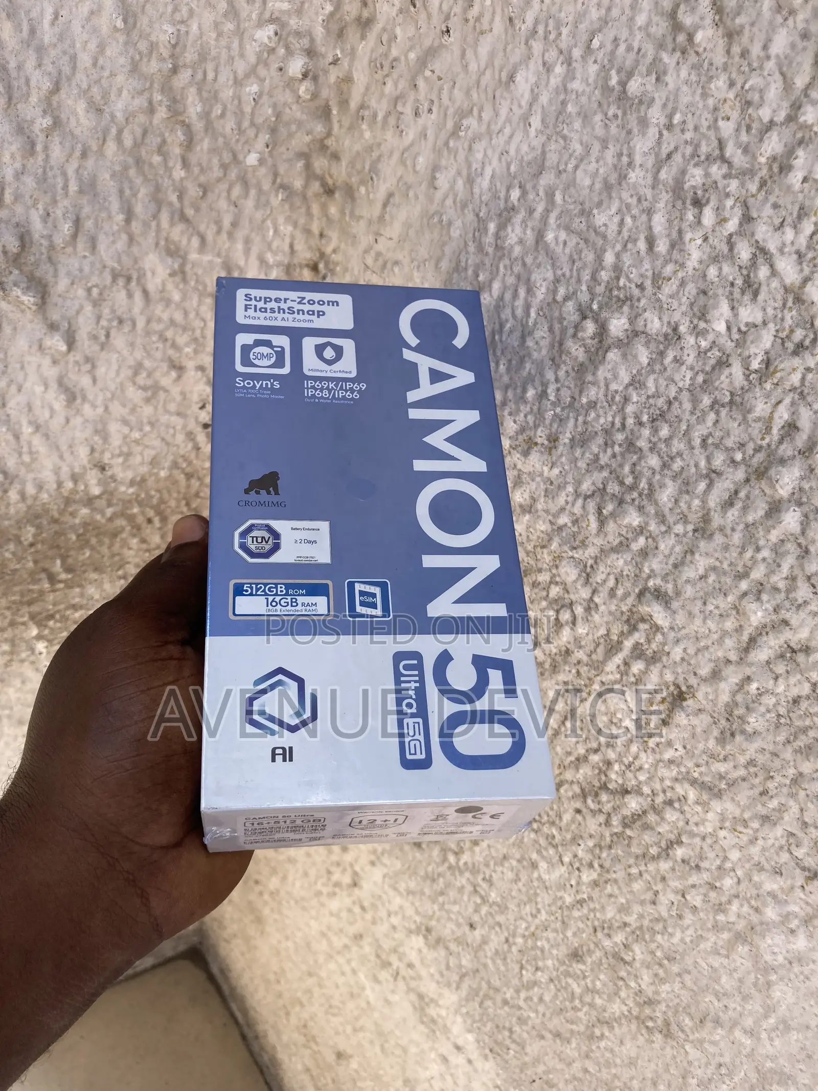 New Tecno Camon 50 Ultra 512 GB Gray
