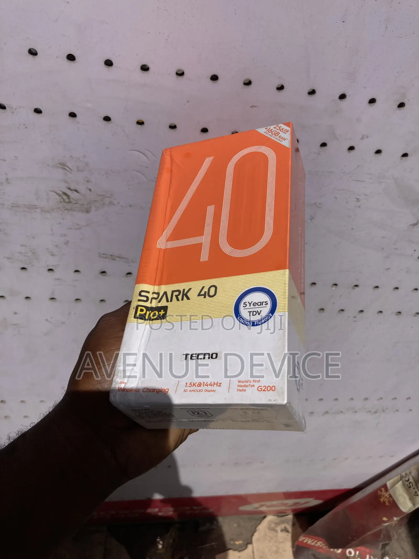 New Tecno Spark 40 Pro+ 256 GB Black