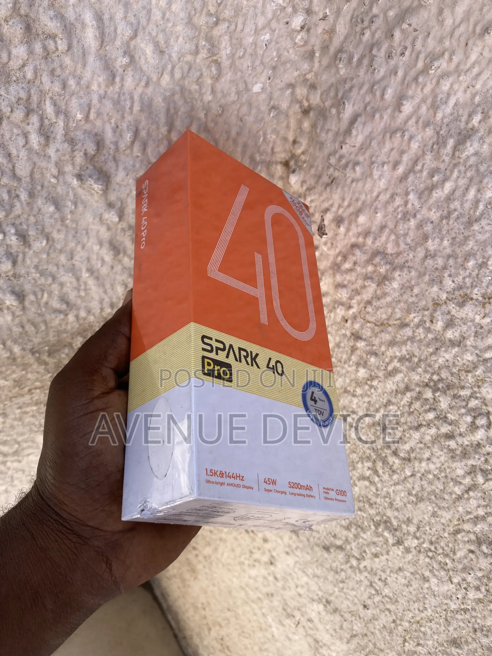 New Tecno Spark 40 Pro 256 GB White