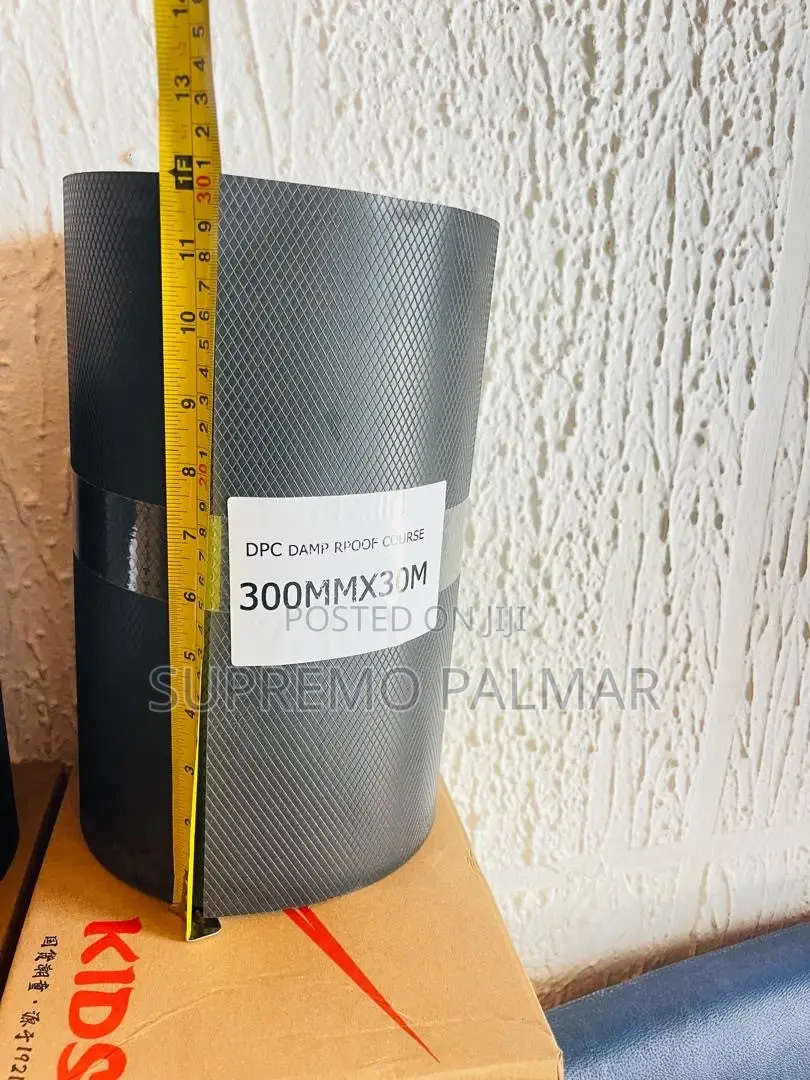DPC Damp Proof Membrane Roll 300mm X 30m – 500 Micron Black Waterproof
