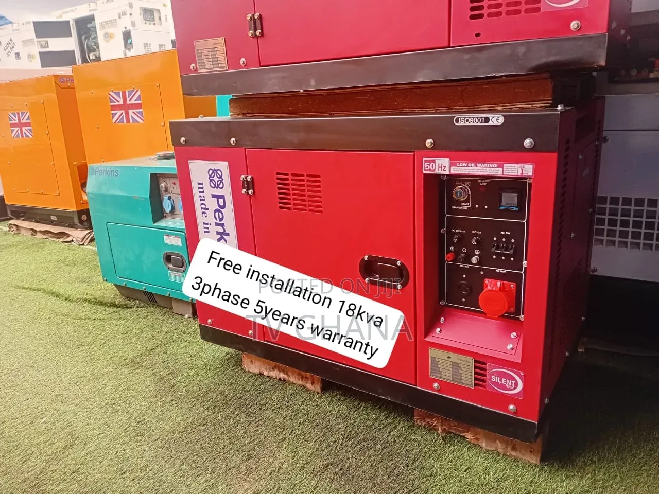 Top-Quality Perkins 18kVA 3-Phase Generator With Warranty18kva