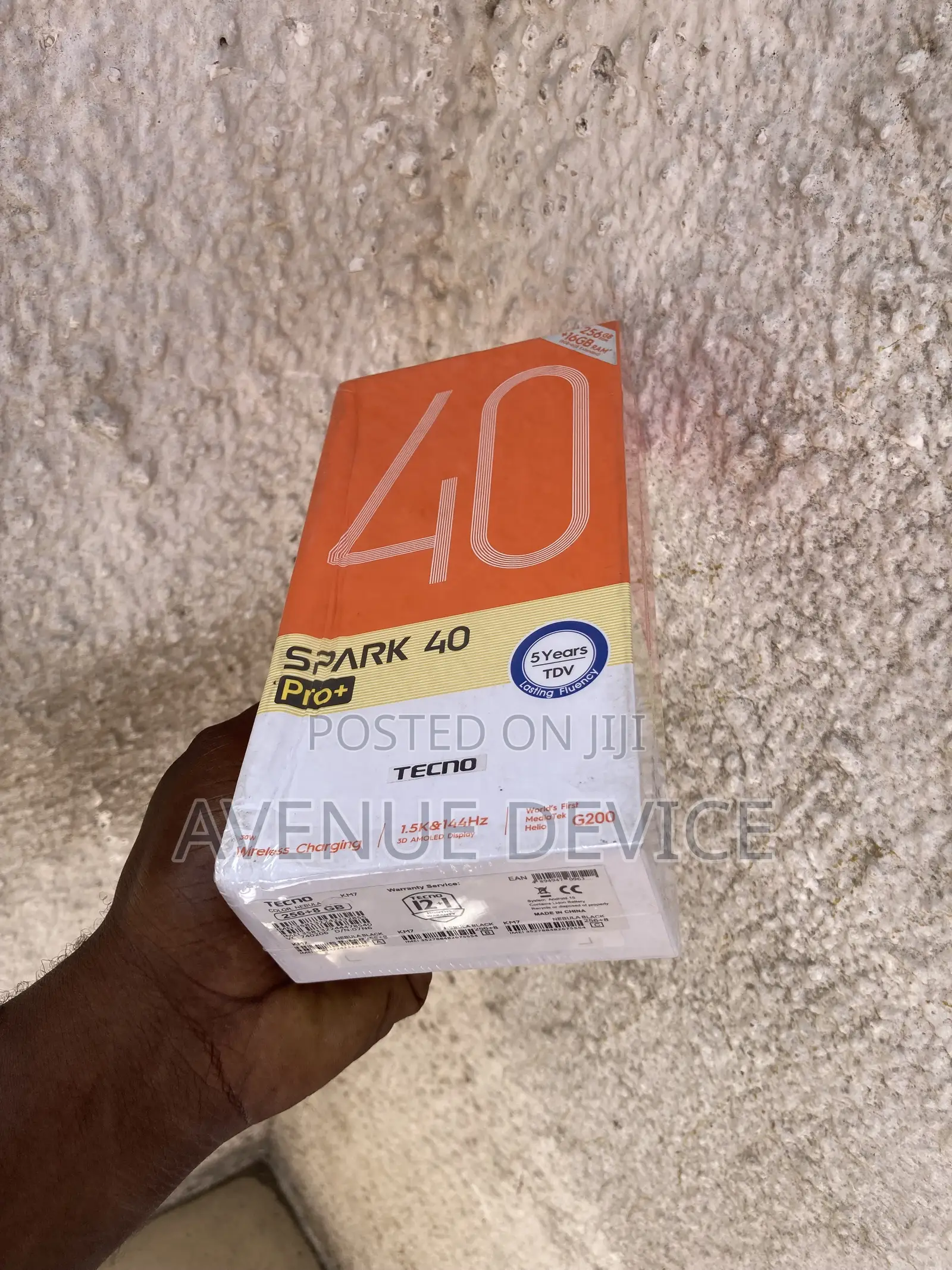 New Tecno Spark 40 Pro+ 256 GB White