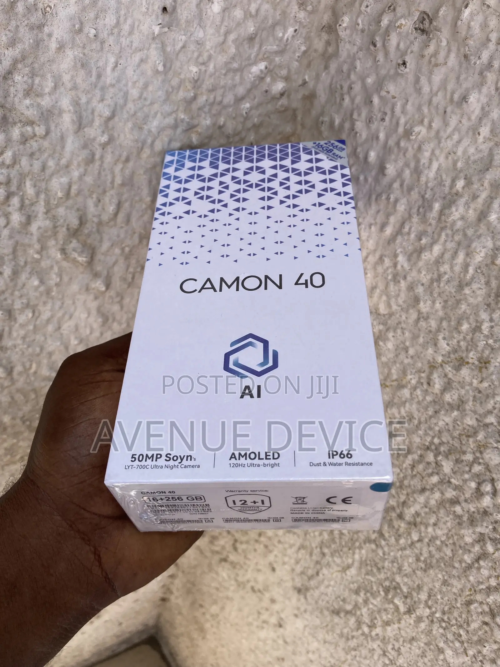 New Tecno Camon 40 256 GB Gray