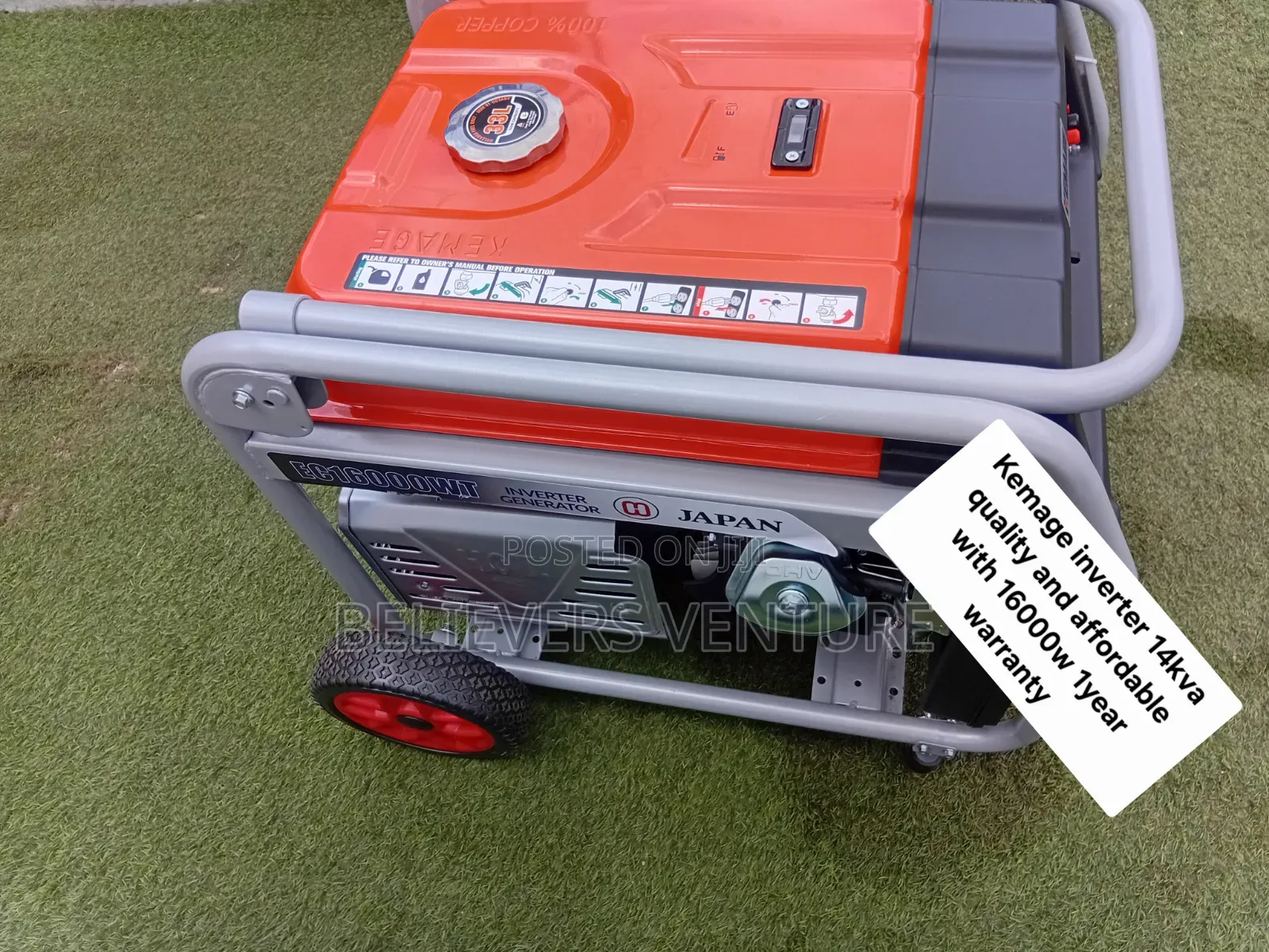 Kemage 14KVA Generator – Strong Petrol Power for Home and Business