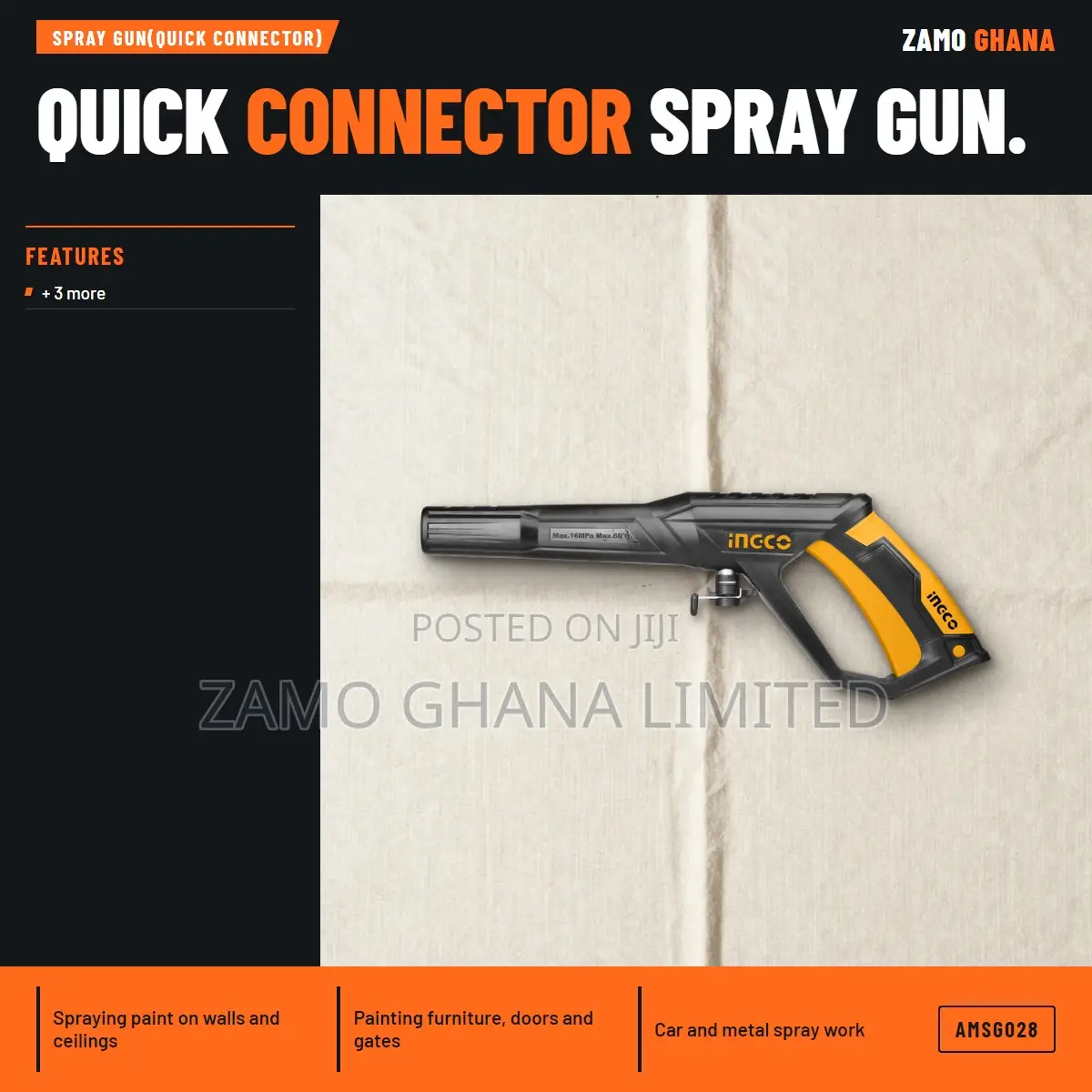 Ingco Spray (Quick Connector) - Amsg028