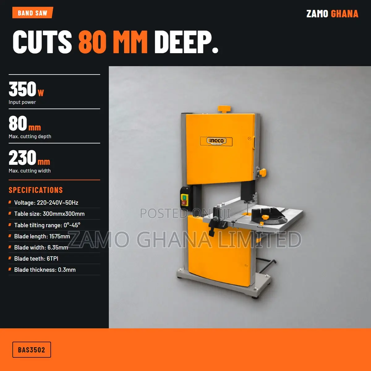 Band Saw # Bas3502