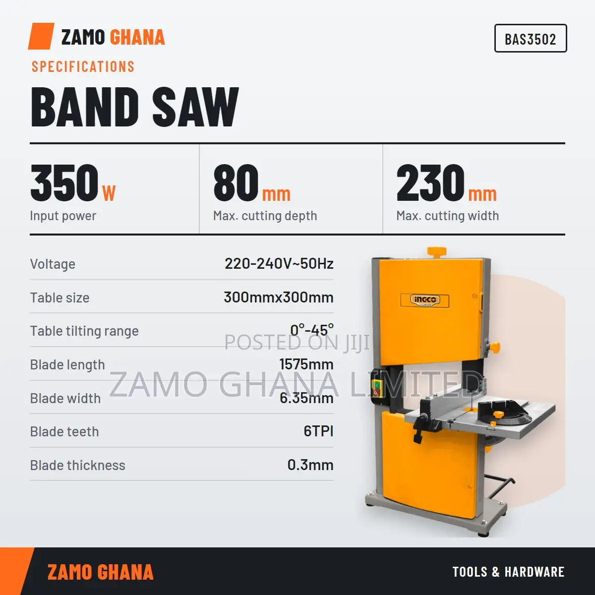 Band Saw # Bas3502