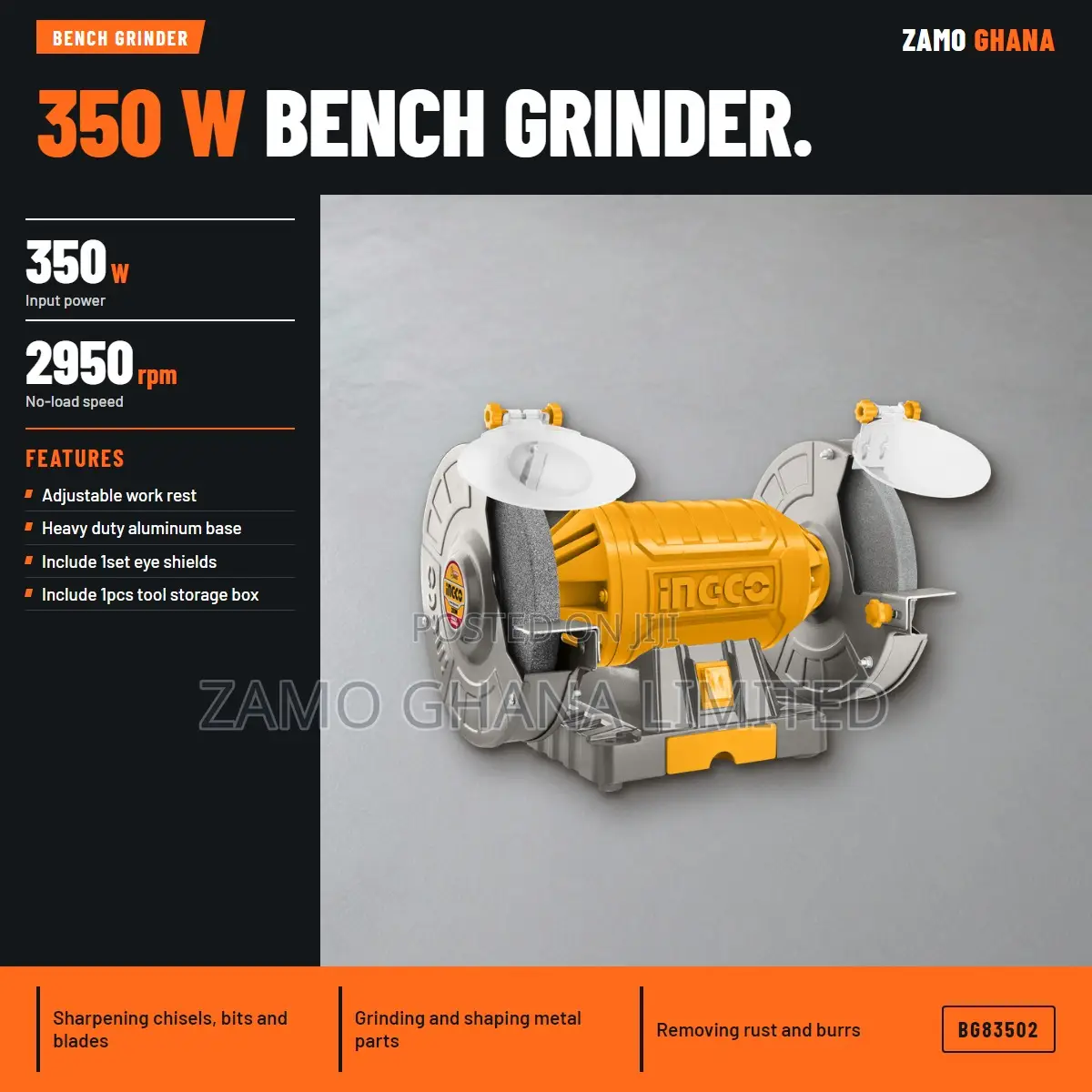 Bench Grinder 350w - Bg83502