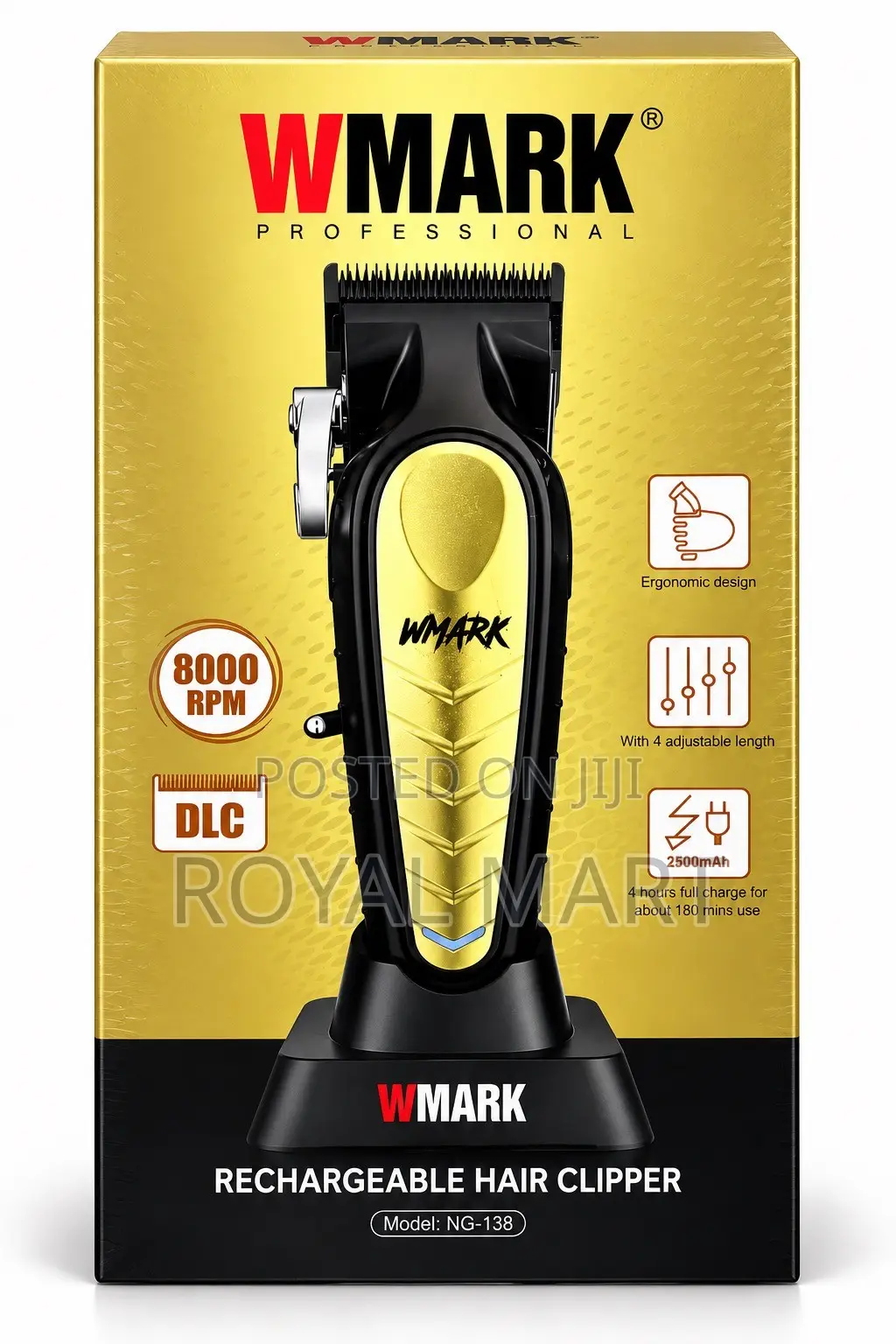 WMARK NG-138 Professional Hair Clipper