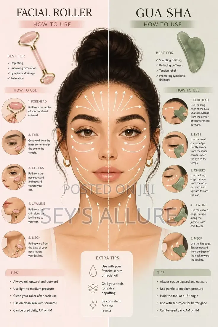 Jade Roller & Gua Sha Set